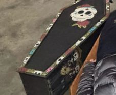 Dia de los Muertos prop Coffin