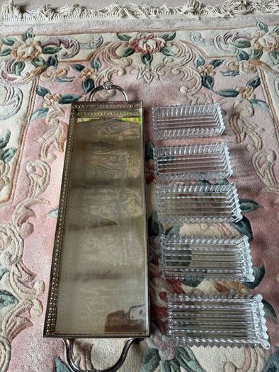 Vintage Silver plate hors doeuvres set
