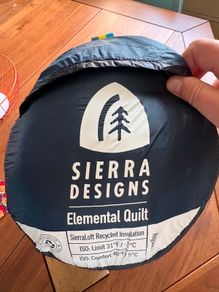 Sierra Designs elemental quilt/sleeping bag