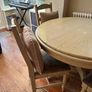 Wood Round Dining Table & 4 Chairs Image 2