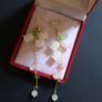 Lily Of The Valley Chandelier Earrings Flower Floral Dangle Hook Earrings Image 4