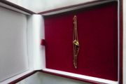 Vintage Edwardian 9ct Gold Bar Brooch With Ametyst 1.7g And Box