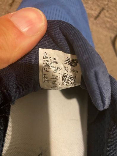 New balance man's. 9.5