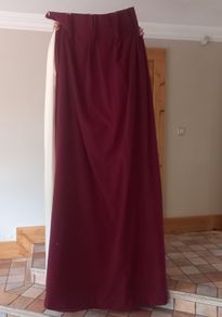 Wine Coloured Curtains