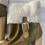 Rockport Suede Platform Ankle Boots Size Uk6 New Image 2