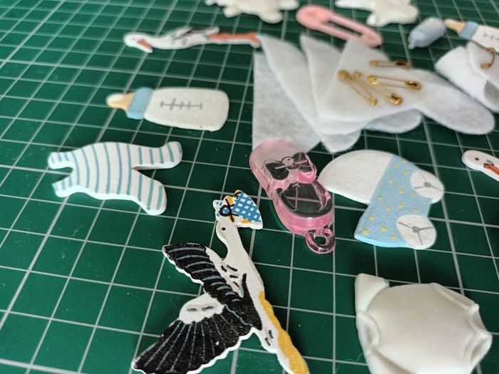 Craft Embellishments - Baby, mixed.