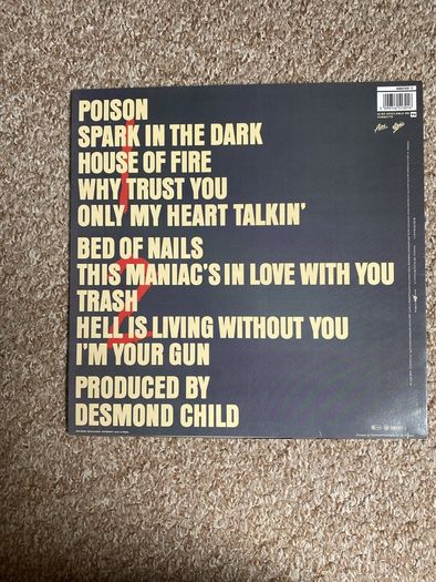 Alice cooper "Trash" vinyl