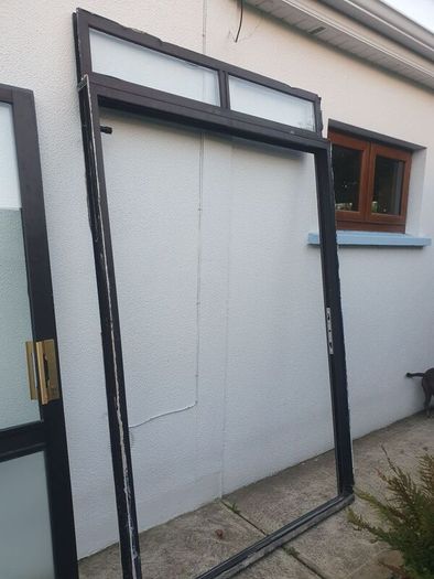 Sliding door and frame