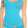 tanktop with studs and. rhinest. size uni Image 9