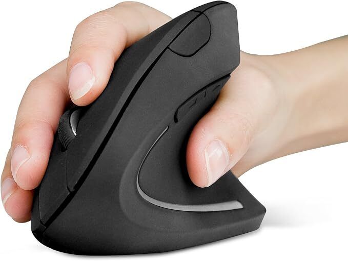 Vertical wireless mouse ergonomic