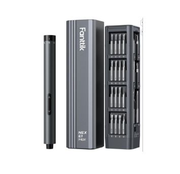 Fanttik E1 Max 3.7V Electric Screwdriver, Mini Precision Screwdriver Set, 50 Magnetic Bits, Magnetic Storage, 5/32 Hex, Repair Tool Kit for Electronics