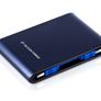 2TB Silicon Power Armor A80 Shockproof/ Waterproof Portable Hard Drive - USB3.0 - Blue Edition Image 2