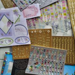 Stickers for card making