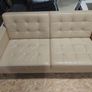 Authentic Florence Knoll Relax 2-Seater Leather Sofas Image 2
