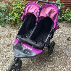 Out and about double buggy