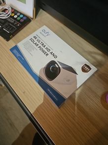 4k security camera (solar powered)