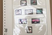 Germany (Deutschland) 1974-81 Lindner-T Illustrated 18 Ring Hingless Album Pages