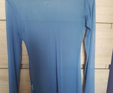 blue mesh top fits xs s small m