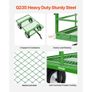 Steel Garden Cart 1200lbs Capacity Heavy Duty Wagon Cart 13in Tires Image 6
