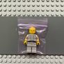 lego Star Wars sw0049 Lobot minifigure- Light Gray Uniform, Yellow Head Image 3