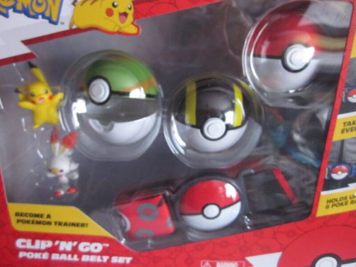 New Pokemon Clip N Go Belt Set
