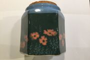 Forrester Bandon Pottery Hexagonal Jar/Caddy with cork lid