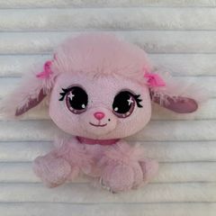 GUND P.Lushes Pets Pinkie Monroe Plush approx. 7" Pink Poodle Used Please see pictures