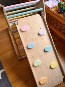 Pikler triangle, slide and arch