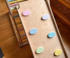 Pikler triangle, slide and arch