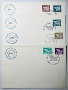 Ireland 1981-82 5th Definitive Series II. Full Set 6 Stamps 4 FDC RARE