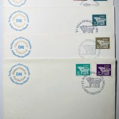 Ireland 1981-82 5th Definitive Series II. Full Set 6 Stamps 4 FDC RARE