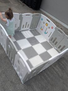 Duo Grey Playpen