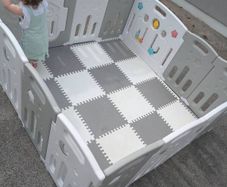 Duo Grey Playpen