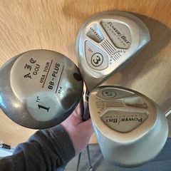 Powerbilt AFC Golf Driver 3 wood and 5 wood with headcovers