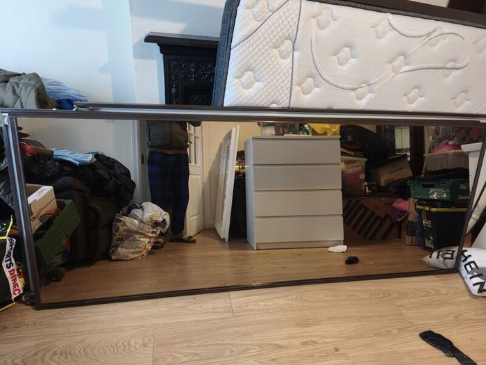 sliding wardrobe door x3