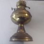 a antique solid brass oil lamp Image 2