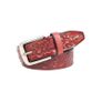 Premium Embossed Genuine Leather Belt Stylish Vintage Designer Belt Durable Formal & Casual Waist Belt Image 4