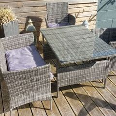 Rattan garden set