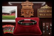 Liverpool FC Laser Engraved BLACK Bracelet