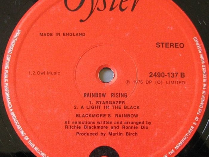 Rainbow - Rainbow Rising, Vinyl, LP, 1976, UK
