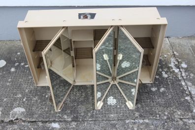Vintage Plastic Bathroom Vanity Wall Unit