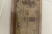 500 lei 1941 Romania banknote used