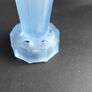 Art Deco Ankerglas Bernsdorf 1930's  Blue Glass 'Trumpet' Vase Image 6