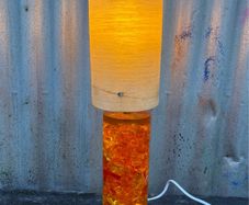 Vintage Retro MCM Original 1960s Shattaline lamp