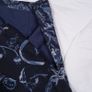 Karen Millen Navy Blue & White Toile De Jouy Floral Pleated Mini Skirt 12UK/40EU Image 6