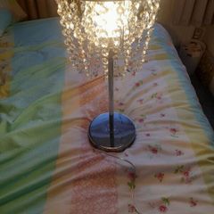 New 18inch silver chrome touch lamp complete with  box