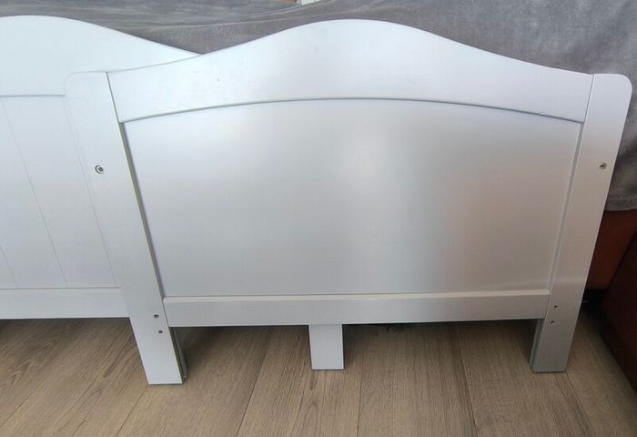 Nested Sorrento Cot Bed in Grey