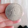 1976 Usa One Dollar Coin Image 2