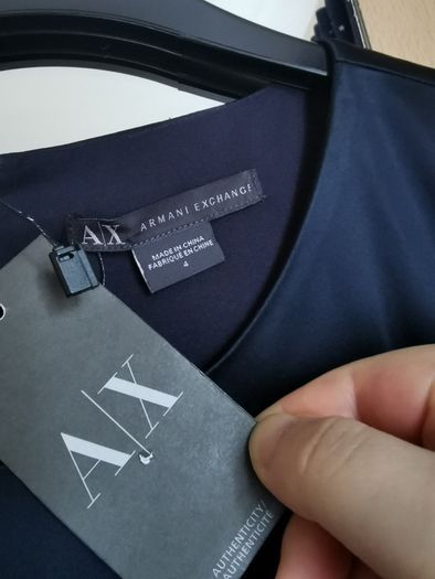 BNWT - Armani Exchange navy dress UK 8