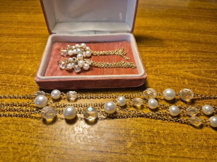 Vintage Earrings and Necklace